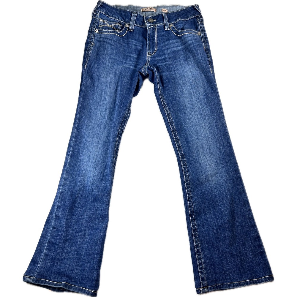 Ariat REAL Joanna Jeans Womens 31R Mid Rise Bootcut Milos Western 10061738
